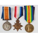 1915 Officers trio to Lieut N C Yates RFA 2/3 West Riding Brigade comes with set of officers service