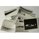 Aircraft - collection of privately taken, black and white photographs mainly 4 1/2" x 3 1/2". Appear