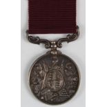 Army LSGC Medal to 5392 Cr Sergt J Hayter Rif: Brig:. With copy service papers, born Lambeth,