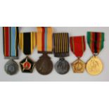 Africa - Zimbabwe: A collection of 6 assorted full size medals NEF