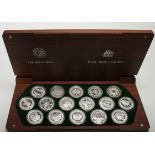 Australia, The Sydney 2000 Olympics Silver Coin Collection, the 16 coin set comprising 5 Dollars