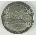 British Commemorative Medallion, white metal d.45mm, issued by Spink in 1916 commemorating First