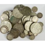 Australia (69) silver coins, 20thC, mixed grade.