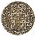 Portugal silver 200 Reis 1780 VF