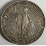 British Empire Trade Dollar 1929B, EF, tiny edge nick.