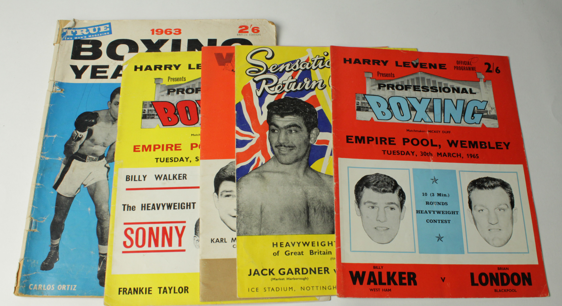 Boxing Selection of various Heavyweight Fights, Jack Gardner v Johnny Williams 6/6/1955, Henry