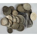 France (52) silver coins 19th-20thC, mixed grade.