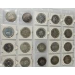 Canada, a collection of Silver Dollars 1935-1978, including 1935, 1936, 1937, 1939 in high grade,