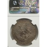 Crown 1819 LIX NGC slabbed as MS62