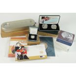 Collection of GB Silver Proofs, mint packs etc. all boxed / cased as issued