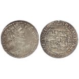 Poland silver Ort of Sigismund III 1621, KM# 37, aVF, obv. off-centre.