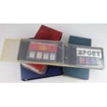 GB - Presentation Pack collection housed in 4x binders, mainly late 1970's to mid 1990's (qty)