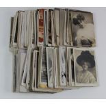 Actors and actresses postcards mainly of Edwardian era, better noted (approx 300 cards)