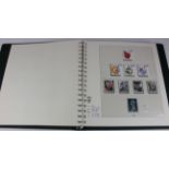 GB - green lindner album with Definitives and Commemoratives from c1983-91 inc values to £5,