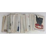 Black Cats, mixed collection   (approx 50 cards)