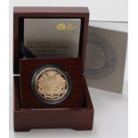 Five Pounds 2013 "Christening of Prince George" Gold Proof FDC boxed as issued