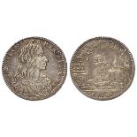 Italian State Naples & Sicily under Spanish Rule, silver 10 Grana 1684 of Charles II of Spain, toned