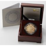 Five Pounds 2013 "Christening of Prince George" Gold Proof FDC boxed as issued