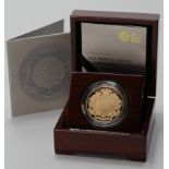 Five Pounds 2013 "Christening of Prince George" Gold Proof FDC boxed as issued