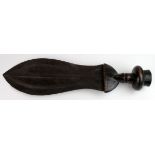 Central Africa Tribal Art - Congolese ornamental 'Ikula knife' of the Kuba from southern Congo