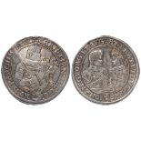 German State Saxony silver Thaler 1607 ex-mount VF