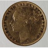 Sovereign 1880S, St. George, Sydney Mint, Australia, VF