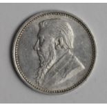 South Africa Silver Threepence 1895 aEF