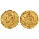 Half Sovereign 1827 aVF