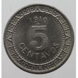 Mexico 5 Cents 1910 GEF