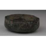 Gandharan Green Schist Makeup Bowl, C. 100 - 300 A.D. Gandharan green Schist carved makeup Bowl