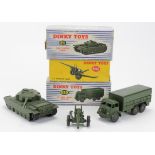 Dinky. Three Dinky models comprising no. 622 (10-Ton Army Truck), no. 651 (Centurion Tank) & no. 692