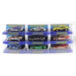 Scalextric. Nine boxed Scalextric models, comprising Lamborghini Gallardo GT (C3135); Maserati