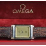 Ladies Omega De Ville quartz wristwatch in its original box