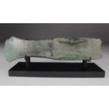 Early Bronze Age Flat Axe, C. 2000. B.CSubstantial solid cast bronze axehead. Fine condition with