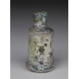 Byzantine / Islamic Glass Miniature Vessel, C. 8th - 10th Century A.D. Intact with restoration. 60