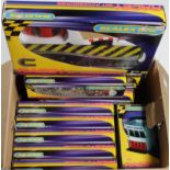 Scalextric Race+. Eighteen boxed Scalextric Race+ accessories, comprising sixteen pit crew, pit