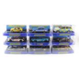 Scalextric. Nine boxed Scalextric models, comprising Range Rover Police Car (C2833); Ford Escort MK1