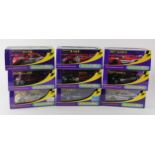 Scalextric. Nine boxed Scalextric models, comprising Ferrari 330 P4 Le Mans 1967 (C2641); Nissan