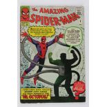 Amazing Spider-Man. The Amazing-Spiderman comic # 3 1963 (Dr. Octopus), colour illustrations