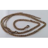 Ladies 9ct gold "Muff" chain (broken) approx 19.8g