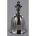 Georg Jensen sterling silver desk bell, stamped sterling 260, the handle formed in the shape of