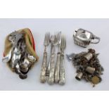 Mixed lot of silver plated items (33 in all)