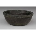 Gandharan Green Schist Makeup Bowl, C. 100 - 300 A.D. Gandharan green Schist carved Makeup Bowl with