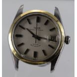 Tudor (Rolex) Prince Oysterdate model 7996, circa mid 1960s. The cream dial with baton markers and