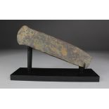 Bronze Age Flat Axe , C. 2000 B.C. Cast Bronze wide-butted flat axe blade. 571g. 160 mm. Extremely