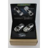 Scalextric Hypercars limited edition box set (C3169A), 'Fully Chromed Bugatti Veyron & Mercedes-Benz