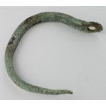 Bronze Age Halstatt Hunter's Bronze Hook , C. 1200 - 800 B.C. Halstatt Culture. Hunter's Bronze