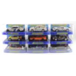 Scalextric. Nine boxed Scalextric models, comprising Bentley Continental GT3 (C3515); BMW 320si WTCC