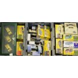 Diecast. A large collection of boxed diecast models, including Corgi, Van Guards, Days Gone etc.