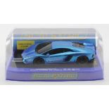 Scalextric Lamborghini Aventador LP 700-4 (Polizia) limited edition model (C3264), contained in